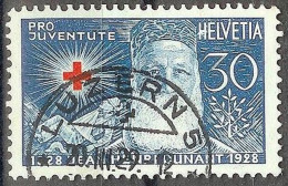 Schweiz Suisse Pro Juventute 1928: Henri Dunant Zu WI 48 Mi 232 Yv 234 Mit Voll-⊙ LUZERN 20.III.29 (Zumstein CHF 12.50) - Used Stamps