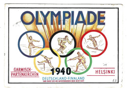 ***  OLYMPIADE  -  1940  -  Deutschland / Finnland  ***  --   Zie / Voir Scan's - Juegos Olímpicos