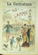La Caricature 1883 N°196 Le 145ème De L'Arme Draner Paysanneries Loys - Riviste - Ante 1900