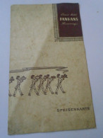 D202238   Menu, Menü-Karte Speisenkarte - Grand Hotel Panhans -Semmering  - Österreich    1960's - Menükarten