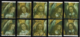 België OBP 3594/3598 - Zegels Uit Boekje B70 - Engelen Hans Memling, Kunstschilder - Gebruikt