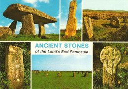 ANCIENT STONES OF LANDS END, CORNWALL, ENGLAND. UNUSED POSTCARD Ms1 - Land's End