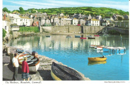 THE HARBOUR, MOUSEHOLE, CORNWALL, ENGLAND. UNUSED POSTCARD Ms1 - Andere & Zonder Classificatie