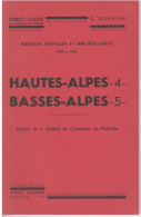 Les Marques Postales Et Oblitérations Des Hautes Et Basses Alpes - Bonasse - 1958 - Filatelia E Historia De Correos