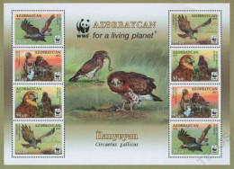 2011 894 Azerbaijan World Wildlife Fund - Birds Of Prey MNH - Azerbaijan
