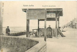 14  SAINT AUBIN - La Pierre Au Poisson - Saint Aubin