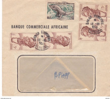 AOF 1956 LETTRE  DAKAR Banque Commerciale Africaine - Covers & Documents