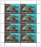 Slovakia 2024 EUROPA CEPT Fauna And Flora Of The Lakes Of The Tatra Mountains Rare Fish Perforated Sheetlet MNH - Blokken & Velletjes