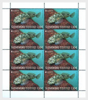 Slovakia 2024 EUROPA CEPT Fauna And Flora Of The Lakes Of The Tatra Mountains Rare Fish Perforated Sheetlet MNH - Blocchi & Foglietti