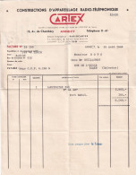 ANNECY (Haute-Savoie 74) CARTEX CONSTRUCTIONS D'APPAREILLAGE RADIO-TÉLÉPHONIQUE 15, Av. De Chambéry - 1900 – 1949