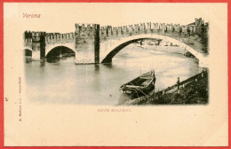 - B28446CPA - VERONA - ITALIA - Ponte Scaligero - Carte Pionniere - Très Bon état - EUROPE - Verona