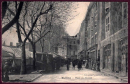 38 - B28271CPA - TULLINS - Place Du Marché - Très Bon état - ISERE - Tullins