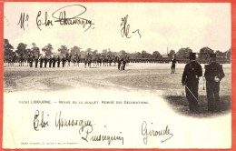 33 - B27795CPA - LIBOURNE - Revue Du 14 Juillet - Remise De Décorations - Bon état - GIRONDE - Libourne