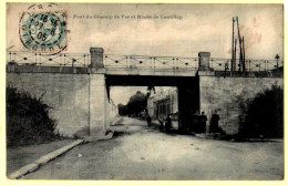 33 - B27788CPA - LIBOURNE - Pont Du Chemin De Fer Et Route De Castillon - Très Bon état - GIRONDE - Libourne