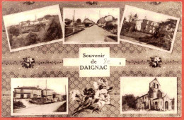 33 - B27741CPA - DAIGNAC - Souvenir De - Carte Multivues - Bon état - GIRONDE - Autres & Non Classés