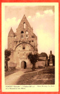 33 - B27686CPA - FONTET - L' Eglise Et Le Monument Aux Morts - Très Bon état - GIRONDE - Autres & Non Classés