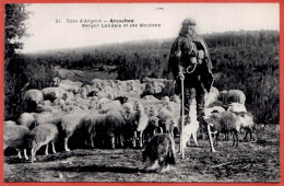 33 - B26819CPA - ARCACHON - Berger Landais Et Ses Moutons - Très Bon état - GIRONDE - Arcachon