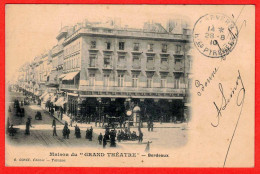 33 - B29265CPA - BORDEAUX - MAGASIN - Maison Du "Grand Theatre" - Magasin - Carte Pionniere - Très Bon état - GIRONDE - Bordeaux
