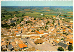 79 - M29041CPM - CHEF BOUTONNE - Centre Ville - Vue Aerienne - Très Bon état - DEUX-SEVRES - Chef Boutonne