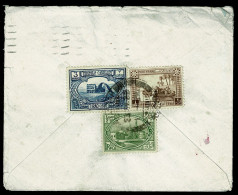 Ref 1644 - 1930's Airmail Cover - Baghdad Iraq To London UK - Mixed Franking 4 1/2 Annas - Irak