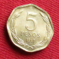 Chile 5 Peso 1997 Chili  W ºº - Cile