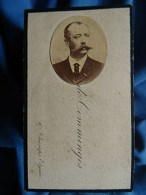 Carte De Visite Photo En Médaillon Comte Marie Aimery De Comminges Club Longues Moustaches (1862-1925)  CA 1920 - L679A - Tarjetas De Visita