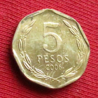 Chile 5 Peso 2006 Chili  W ºº - Chile