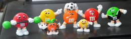 Vintage 7 Petites  Figurines M&M's - Andere & Zonder Classificatie