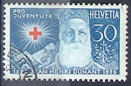 Schweiz Suisse Juventute 1928: Henri Dunant Zu WI48 Mi 232 Yv 234 Mit Eck-Stempel Von BERN (Zu CHF 12.50) - Rotes Kreuz