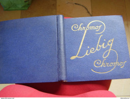 Liebig Old Album Chromos Bleu Pour 50 Séries - Albums & Catalogues