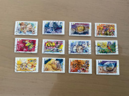 2016, Série Complète Y&T 1232/1243 (ADH13) - Used Stamps