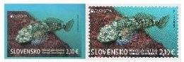 Slovakia 2024 EUROPA CEPT Fauna And Flora Of The Lakes Of The Tatra Mountains Rare Fish Set Of Both Type Stamps MNH - 2024