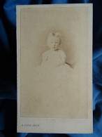 Photo CDV Cloz à Lons Le Saunier  Bébé Blond (Alice Chantejoie)  Sec. Emp. CA 1865- L679A - Antiche (ante 1900)