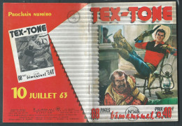 Tex-Tone N° 148 - Bimensuel  " Quemada   " - D.L.  2è Trimestre 1963  - Tex0204 - Kleine Formaat