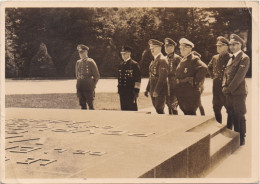 Propaganda NSDAP - Compiegne 1940 - Am Gedenkstein - Hitler - Göring ..... - Photo Karte - Stempel Malmedy 18 Mai 1940 - Weltkrieg 1939-45