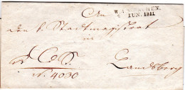 Bayern 1811, L2 R.4 MÜNCHEN Auf Dienst Brief N. Landsberg - Precursores