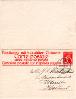 Schweiz P 109, 20+20 C. Doppel Ganzsache, Sauber Gebr. V. Spiez N. NL - Storia Postale