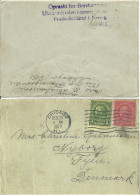 Dänemark 1929, Nyborg Hinweis Stpl. Rücks. Auf US Brief V. Chicago - Sonstige & Ohne Zuordnung