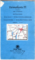 Heimatkarte Der Altlandkreise Starnberg, Dachau, Fürstenfeldbruck...von Ca. 1965 - Sonstige & Ohne Zuordnung