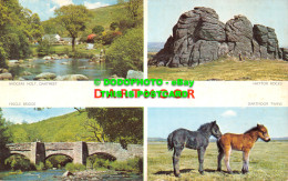 R527276 Dartmoor. Fingle Bridge. Jarrold. Multi View - World