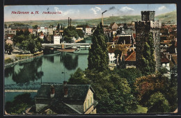 AK Heilbronn, Neckarpartie Und Götzenturm  - Heilbronn