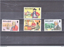 MAN 1981 MARK WILKS Gouverneur De Sainte Hélène, Napoléon Yvert 185-188, Michel 189-192 NEUF** MNH Cote 3,25 Euros - Isle Of Man