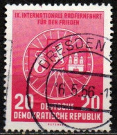 DDR 1956 - Mi.Nr. 522 III - Gestempelt Used - Plattenfehler - Abarten Und Kuriositäten