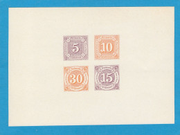 NACHDRUCK VON 4 BRIEFMARKEN. - Mint