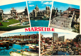 Navigation Sailing Vessels & Boats Themed Postcard Marseille Harbour - Sailing Vessels