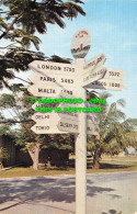 R527827 Signpost. Gan. Addu. Atoll. G. B - World