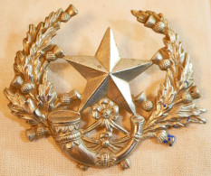 DDAY44 - Authentique CAP BADGE BRITANNIQUE The Cameronians Scottish Rifles NORMANDIE 1944 - Heer