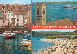 Navigation Sailing Vessels & Boats Themed Postcard Falmouth Clocktower - Zeilboten