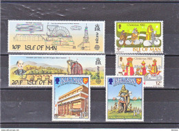 MAN 1983 Yvert 231-232 + 237-240 NEUF** MNH Cote 4,10 Euros - Isle Of Man