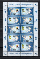 Azerbaijan 2010 Football Soccer World Cup Sheetlet MNH - 2010 – Zuid-Afrika